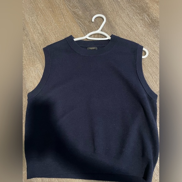 Massimo Dutti Milano navy vest - Picture 2 of 5